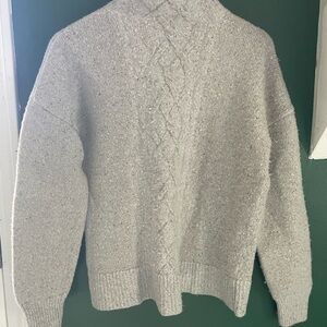 Brooks Brothers Light Gray Knit Sweater